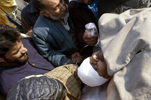 Kashmir victim grenade
