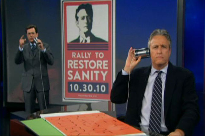 us midterm elections comedians restore sanity rally - nick spicer pkg