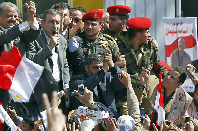 Egypt's new Prime Minister-designate Essam Sharaf
