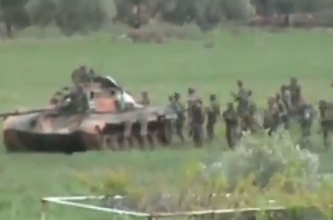 Syrian troops invasion deraa