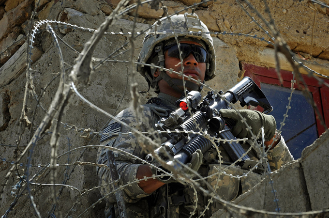 Afghanistan, security, guard, ISAF