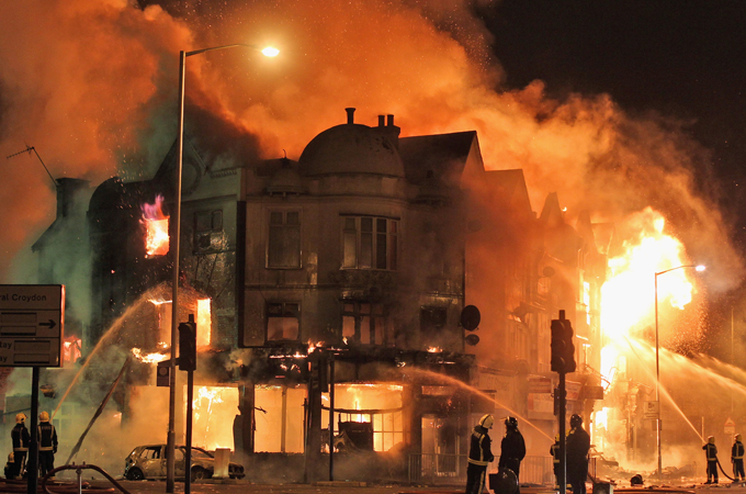 Riots And Looting Continues Across London