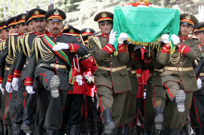 rabbani funeral