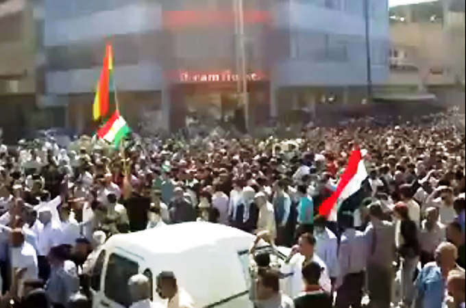 Syria forces ''fire on Tamo funeral''