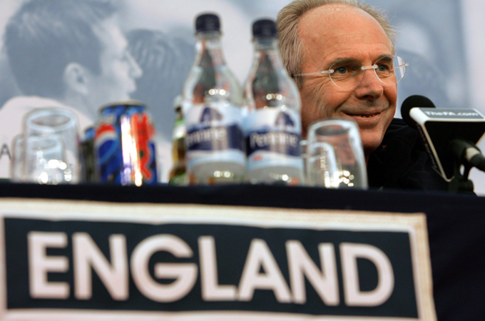 The Swede, who started his coaching career in 1977, took the helm at England in 2001 [EPA]