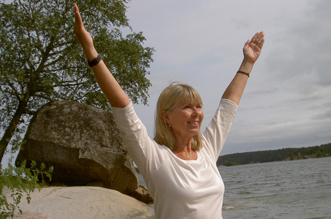 Anette gave up her 27-year-career when she was diagnosed with MS, she now teaches yoga [Al Jazeera]