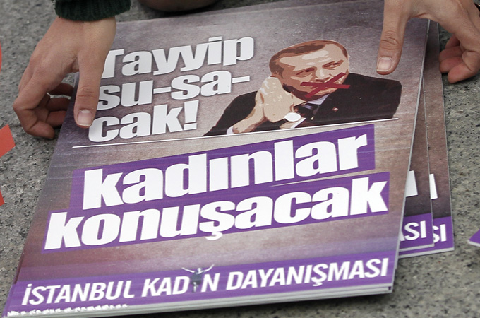 Despite the on-going crisis, Erdogan's AKP is expected to do well in the upcoming elections [EPA]