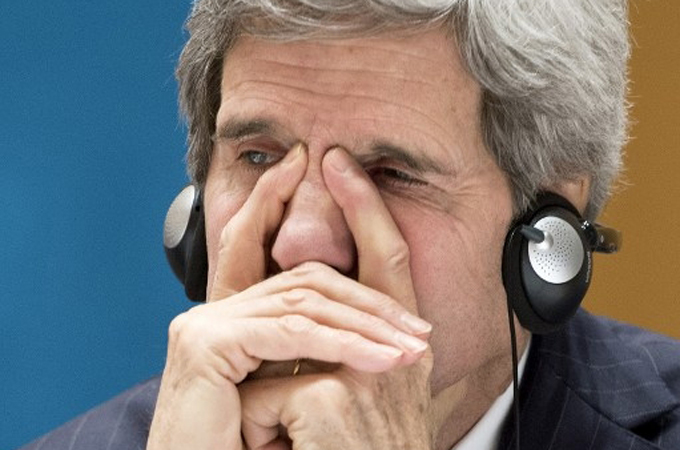 US Secretary of State John Kerry is struggling to mediate the ongoing Palestinian-Israeli peace talks [AFP]