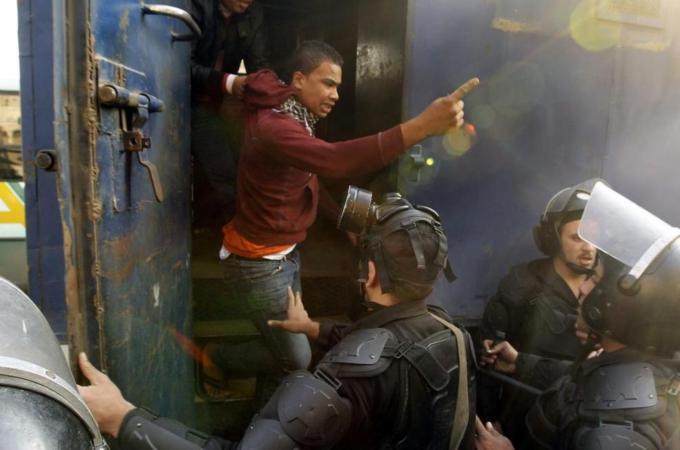 Violence has not deterred the January 25 youth [AP Photo/Ahmed Abd El Latif, El Shorouk Newspaper]