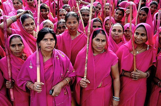 The Gulabi Gang now boasts of 400,000 members spread across 11 Uttar Pradesh districts [Supplied]