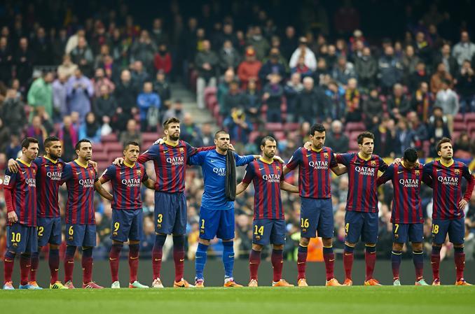 Barcelona are out of the Champions League and not in pole position to win the league [GALLO/GETTY]