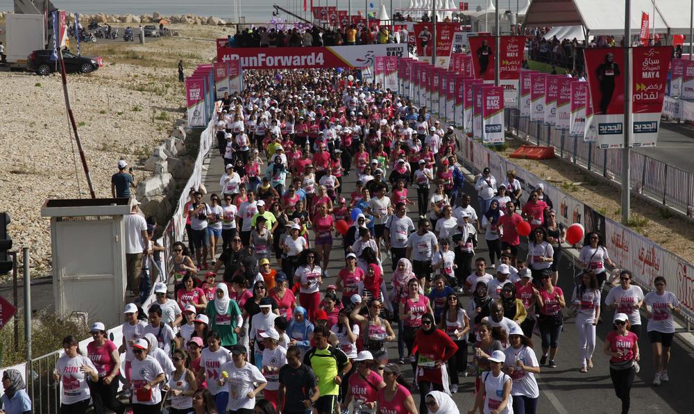<p>Around 8,000 multinational runners participated in two races: a 10km race for women and special needs of ages 14+, and a 5km "Run For Causes" open to men, women and special needs of all ages.</p>