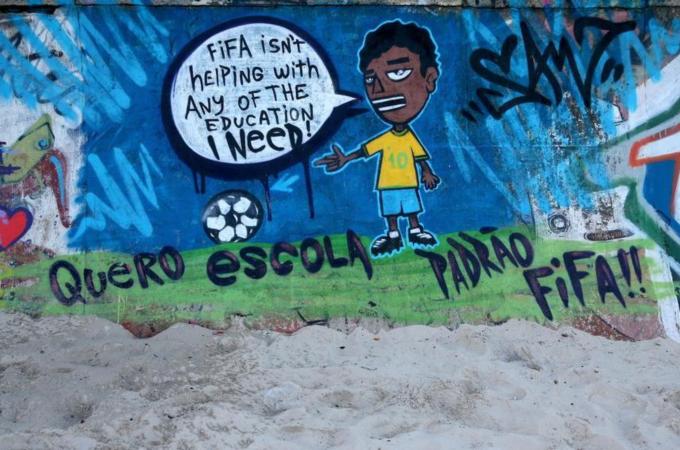 Anti-FIFA protests have taken place across the world [Getty Images]