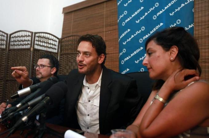 Egyptian actor Khaled Abul Naga spent weeks in Palestine filming 'Eyes of a Thief' [AFP]