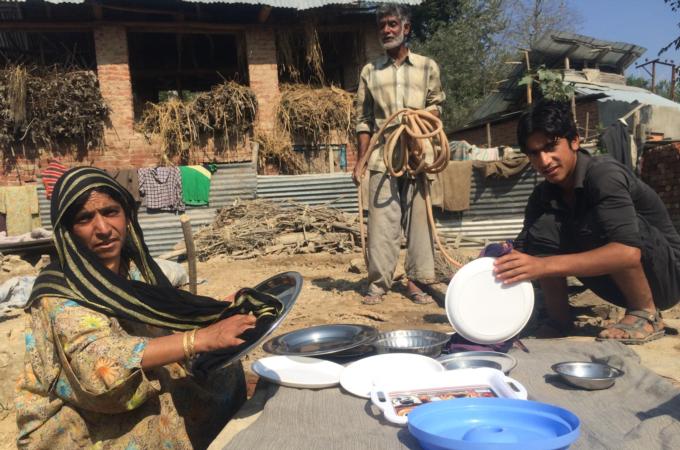 Like Shamima Banu's family (above), thousands of households depended on their cattle [Baba Umar/ Al Jazeera]