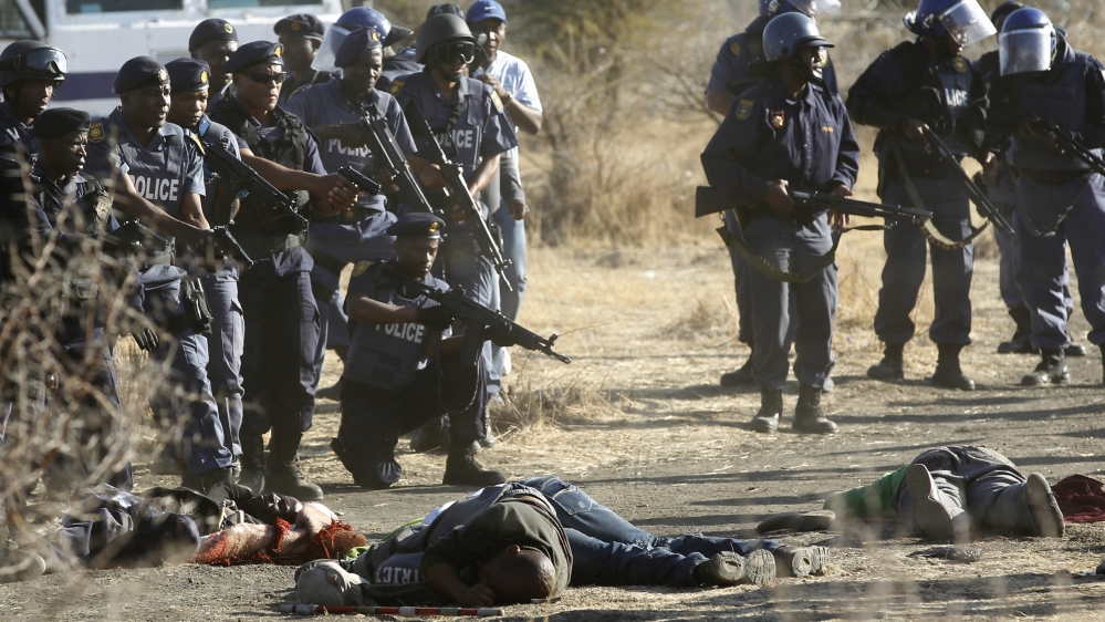 Policemen shoot dead miners in Rustenburg, South Africa