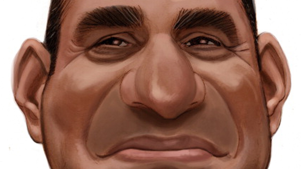 Caricature of Abdel-Fattah el-Sisi of Egypt [Getty]