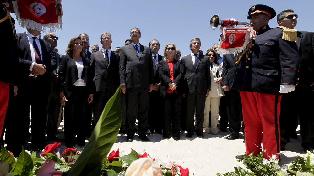 Tunisia one minute silence attack