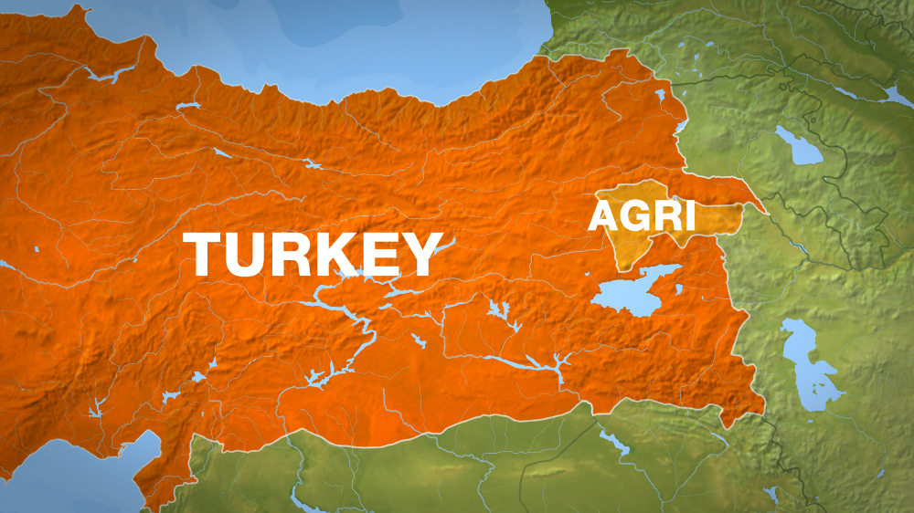 Map Turkey Agri province