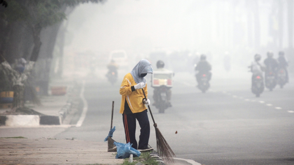 Haze in Pekanbaru