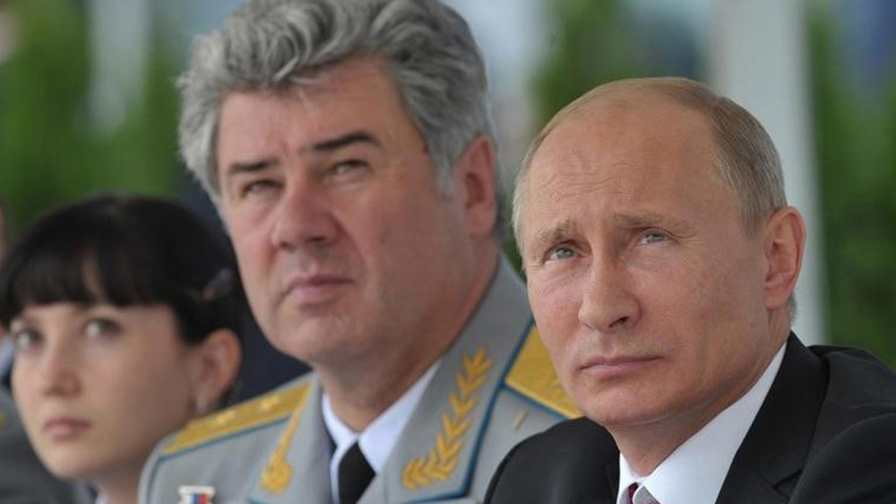 Russian president and air force commander