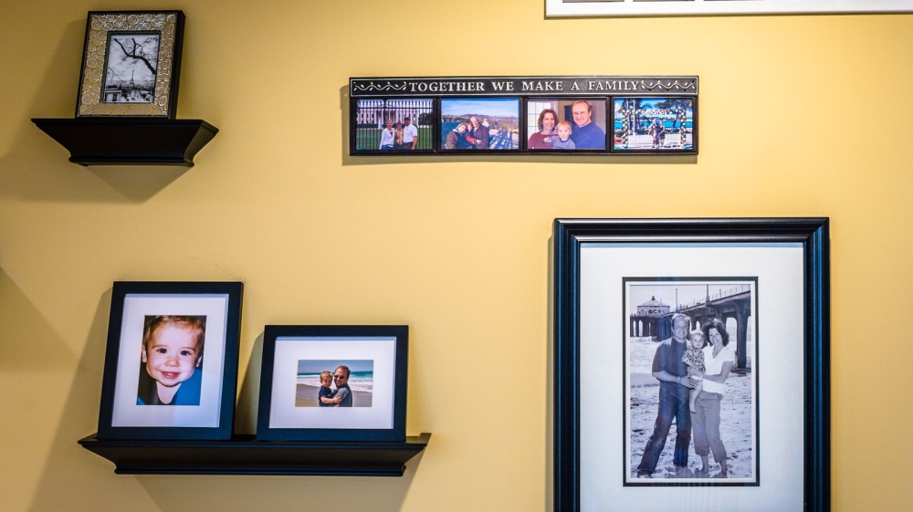 It has been four-and-a-half years since Garrett's mother died. He thinks about her often and the house is full of memories [Angelo Merendino/Al Jazeera]