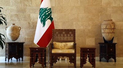 Lebanon president''s seat