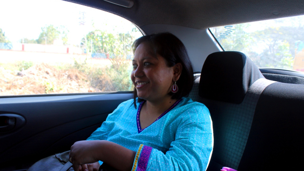 Shubhangi Push uses cab aggregators regularly and says they are 'quick, convenient and on time' [Prathap Nair/Al Jazeera]