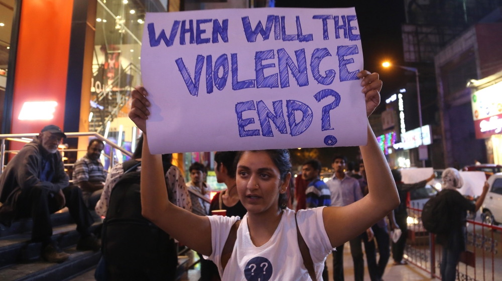 Mob attack in India''s Bangalore