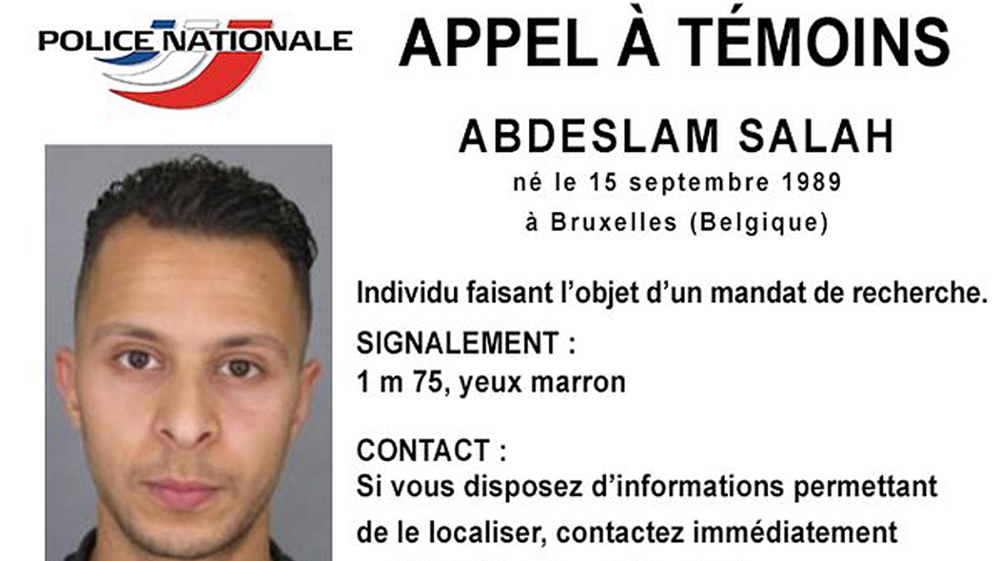 File of a Handout picture shows Belgian-born Abdeslam Salah seen on a call for witnesses notice released by the French Police Nationale information services on their twitter account