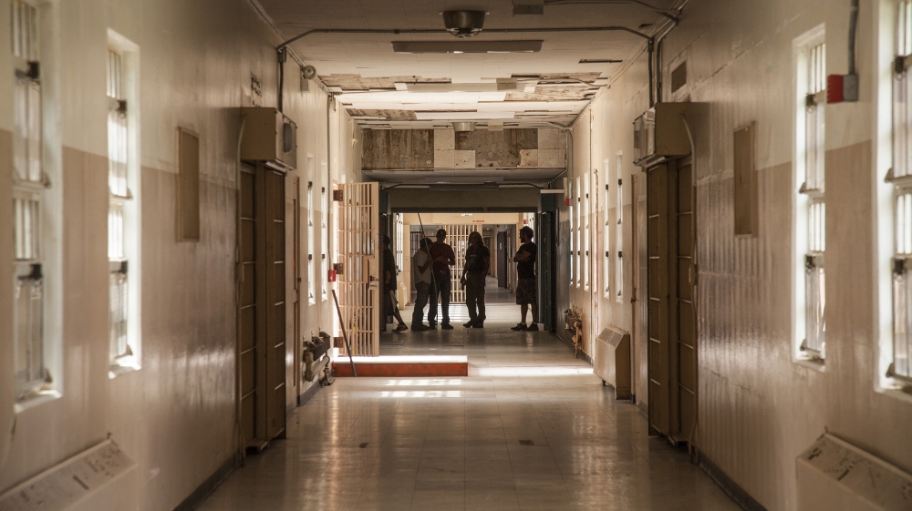 The Old Main prison has attracted the attention of Hollywood, with the once-empty complex now hosting film crews from across the US [Gabriela Campos/Al Jazeera]