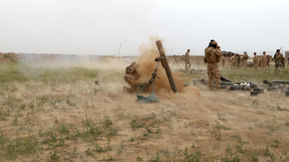 After three days of fighting, the Iraqi army managed to retake three villages, but the strategic village of Nasr is still out of reach [Mohammed Salih/Al Jazeera]