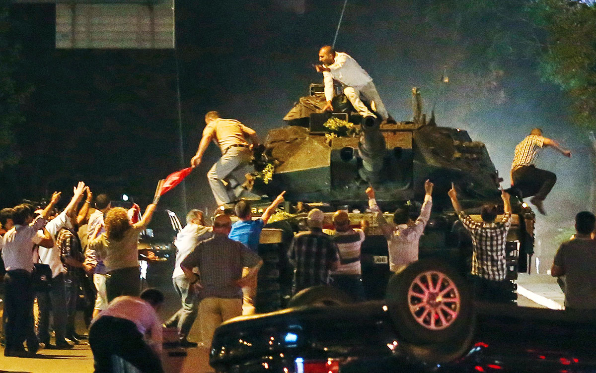 Military attempts coup in Turkey
