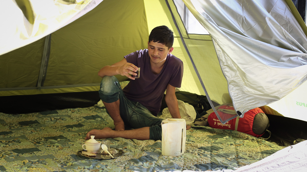 'I know the border won't open, but I'm stubborn. I won't return to Afghanistan,' says 19-year-old Suheil Rahimi [Dylan Collins/Al Jazeera]