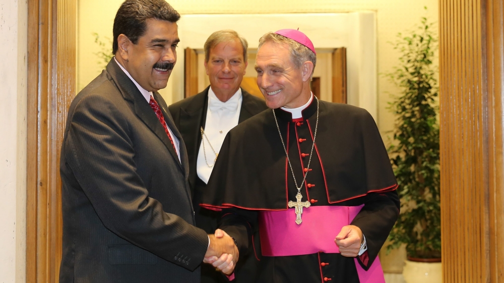 Venezuelan President meets with Pope Francis