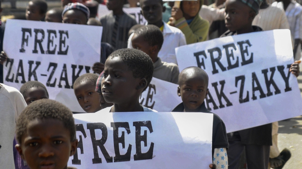 Protest for release of Sheikh Ibrahim El-Zakzaky protest