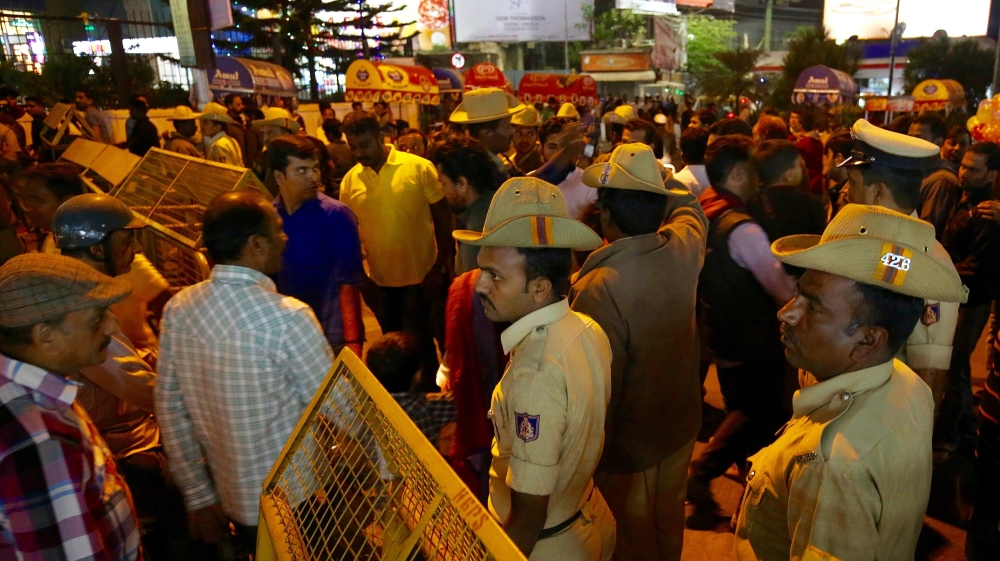 Security measuers during New Year''s eve celebrations in Banglore