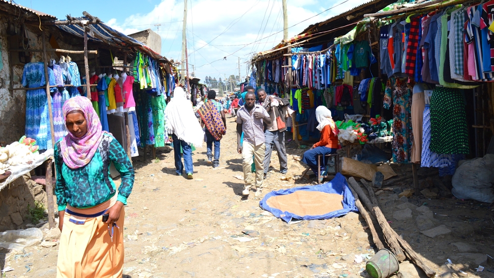 Amba Giorgis, in North Gondar, in Amhara region, has seen increased demonstrations and a rise in nationalist identity [William Davison/Al Jazeera] 