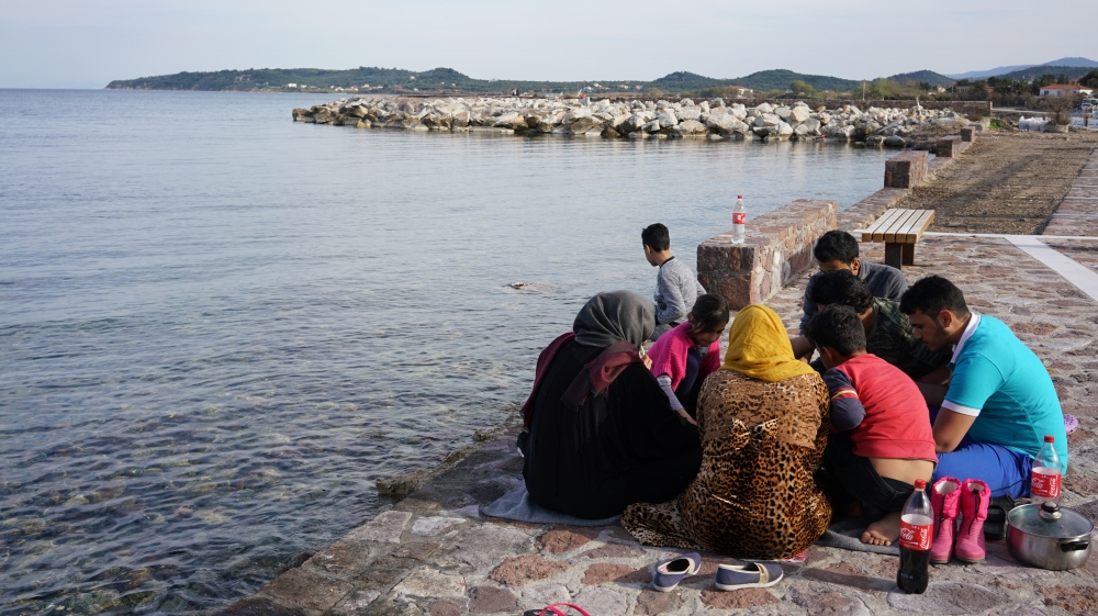 Refugees in Greek hotel feature/DO NOT USE