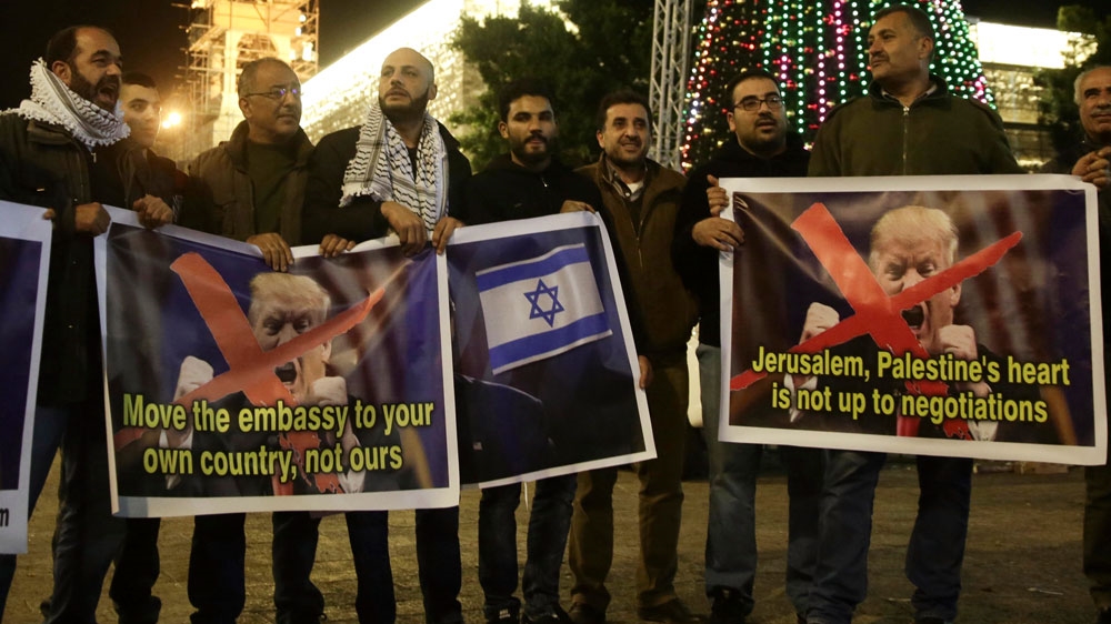 Jerusalem capital protest