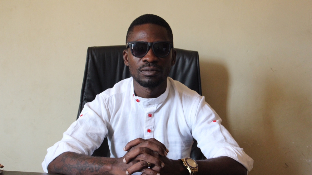Robert Kyagulanyi [Barbara Angopa/Al Jazeera]