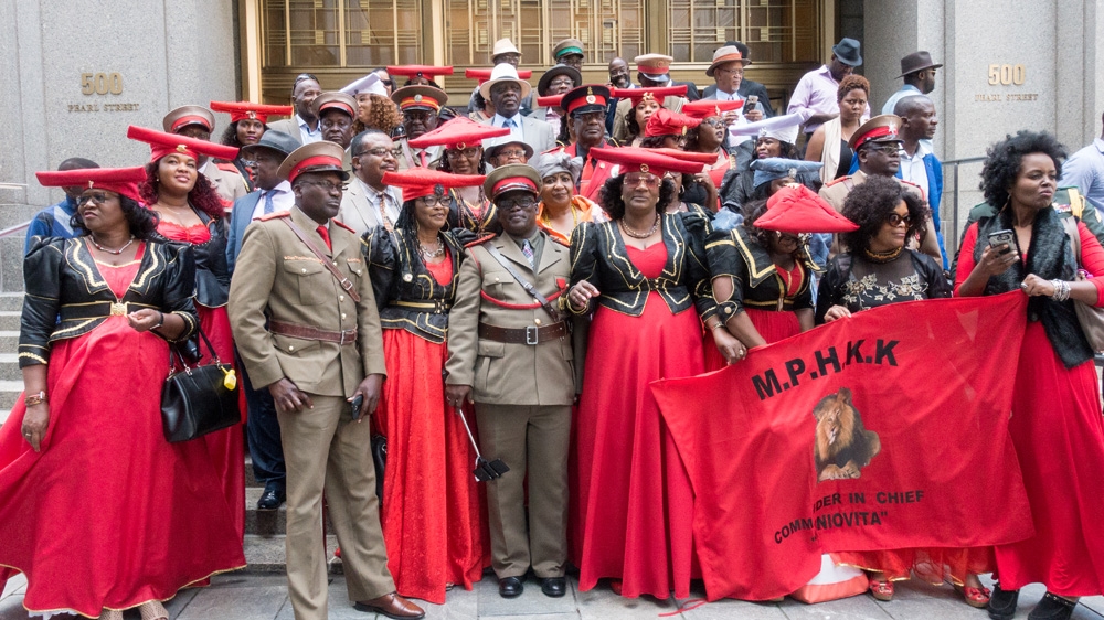 Ovaherero and Nama delegation