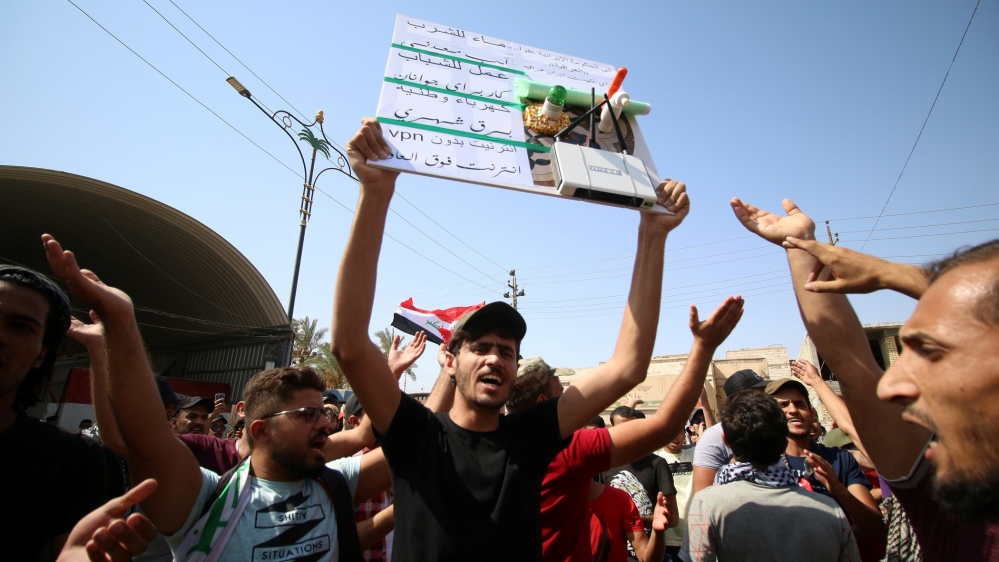 Iraq protests reuters
