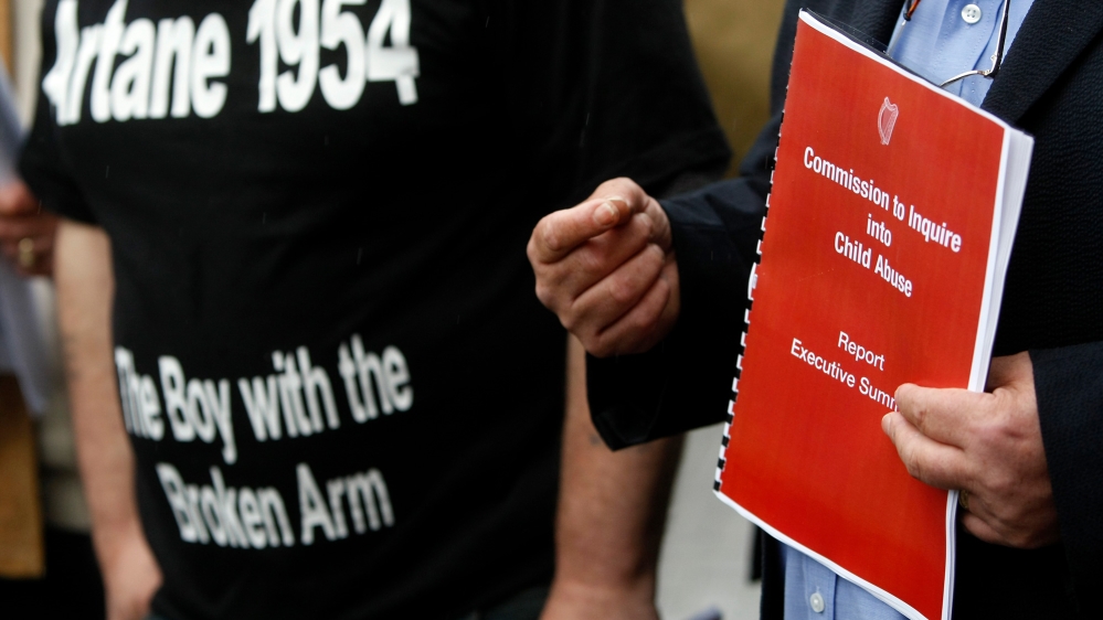 John Kelly, right, was abused while in Daingean Industrial School between 1965 and 1967 [File: Cathal McNaughton/Reuters]