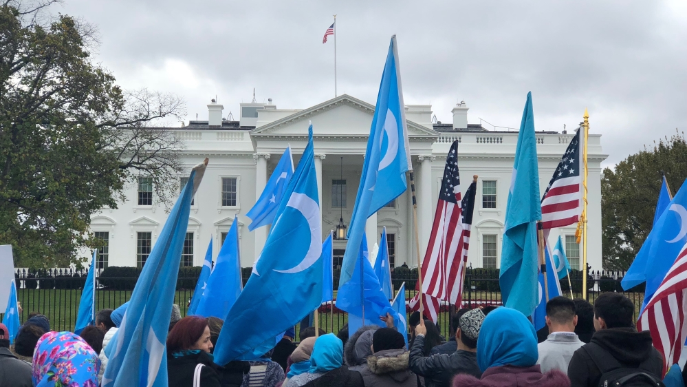 Uighur protest