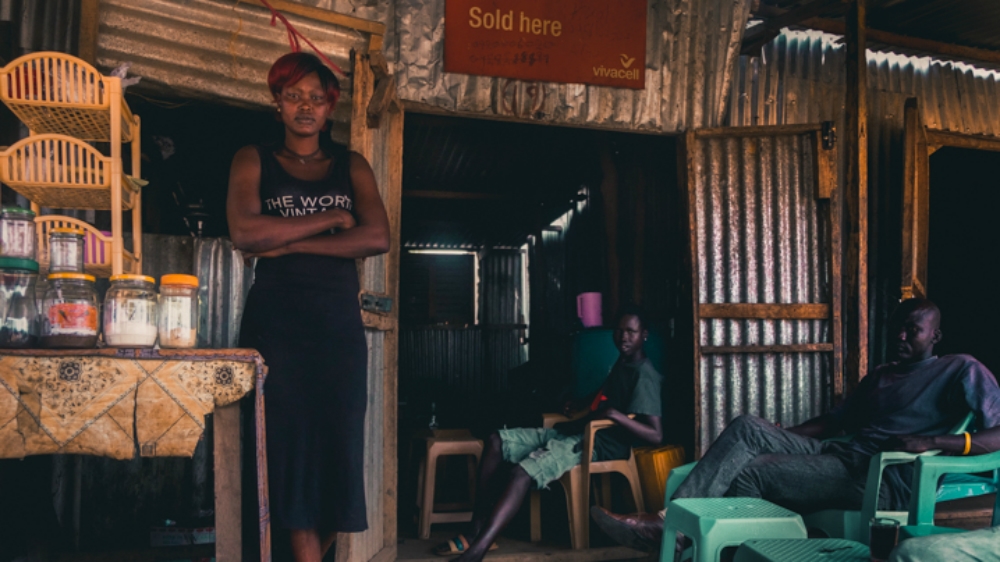 DO NOT USE: South Sudanese woman who owns a tea shop at an IDP camp
