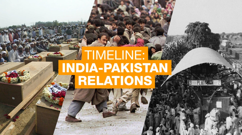 Timeline: India Pakistan relations OUTSIDE IMAGE WITH TEXT