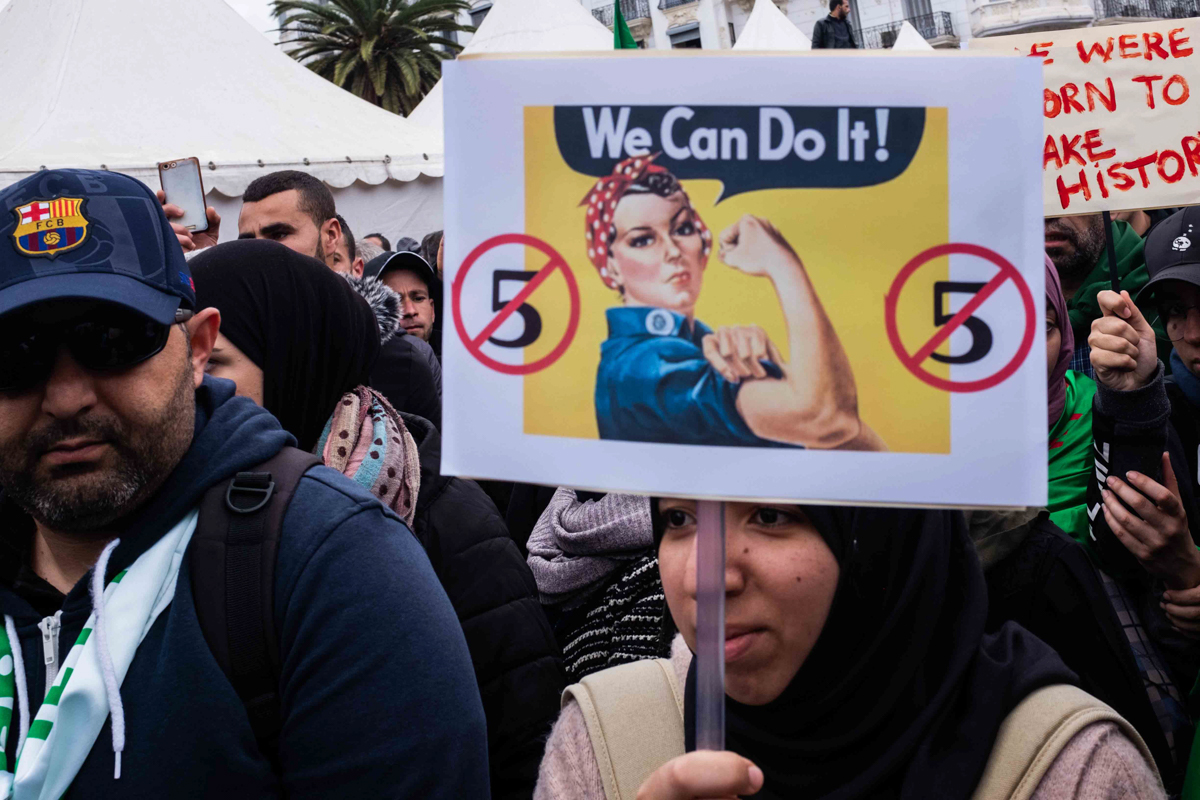 algeria protests [Ahmed Belghit/Al Jazeera]