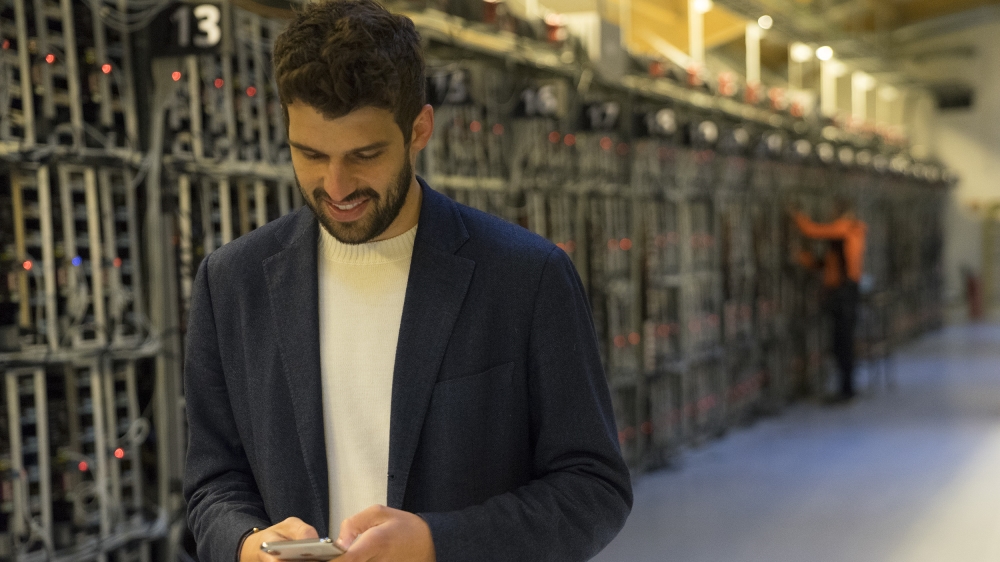 Marco Streng, a German national, created the world's largest cloud bitcoin mining company [Egill Bjarnason/Al Jazeera]