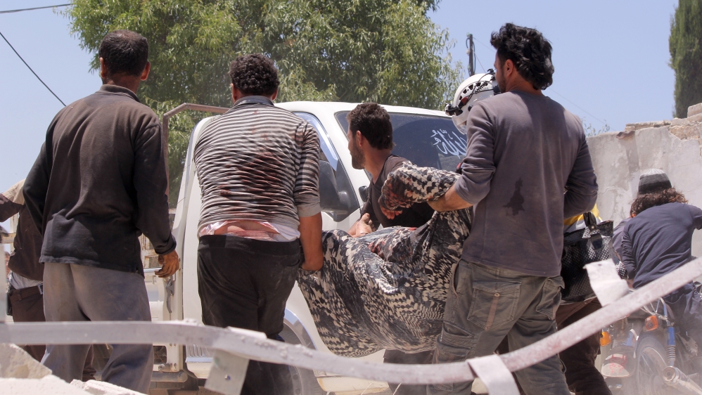 Airstrikes continue to hit Idlib